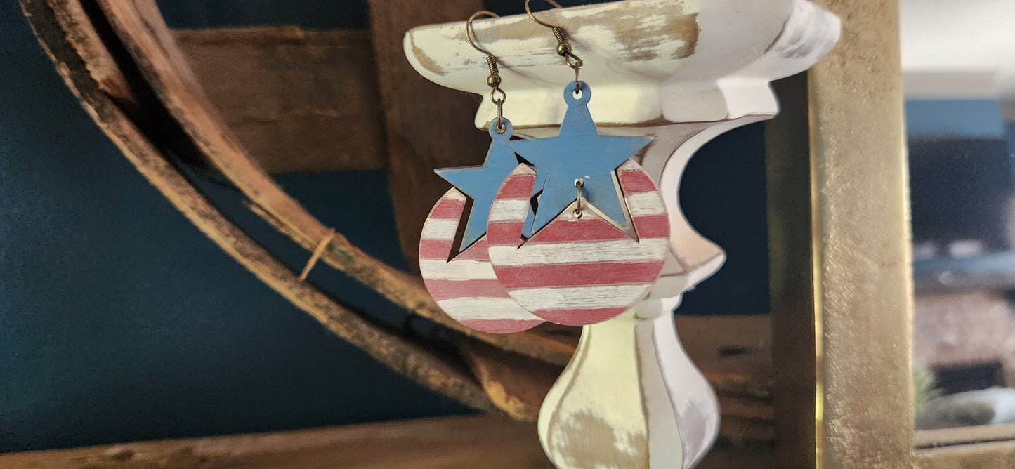 Stars and Stripes Earrings