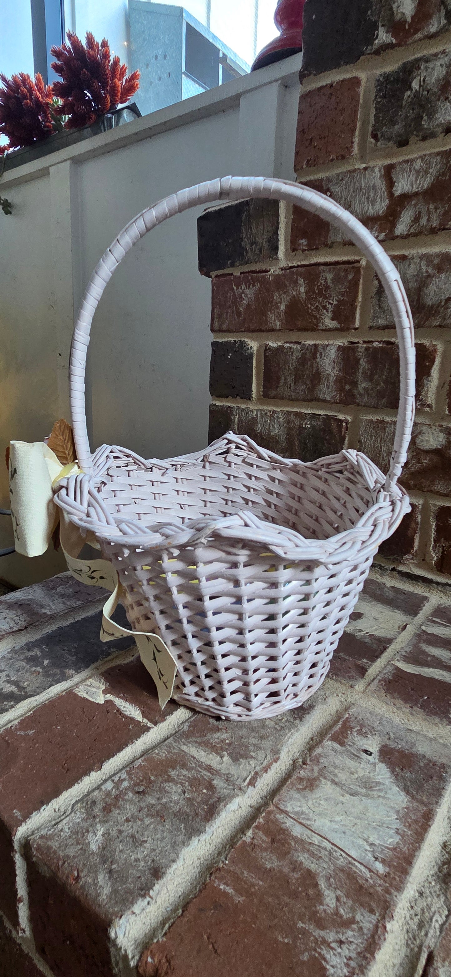 Flower and Bow Basket