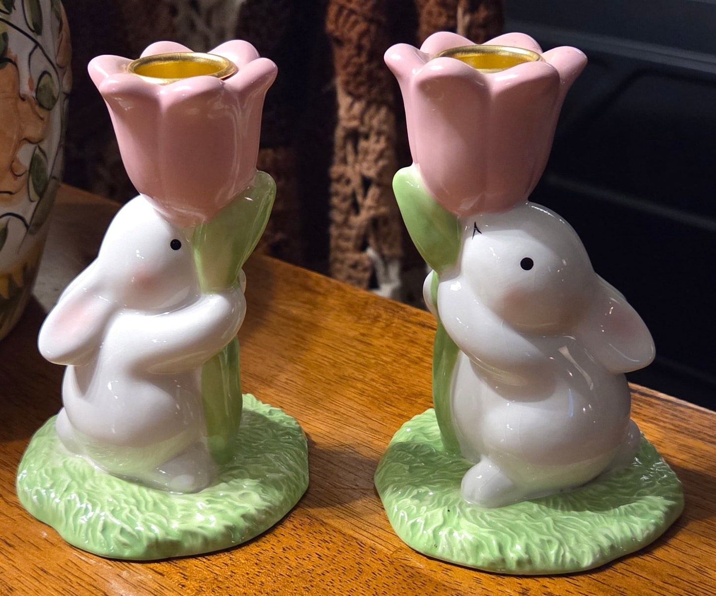 Set of Bunnie Candle holders