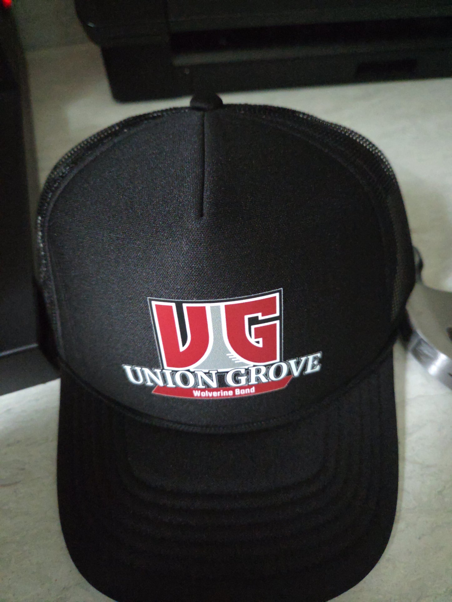UG Marching Band logo hats