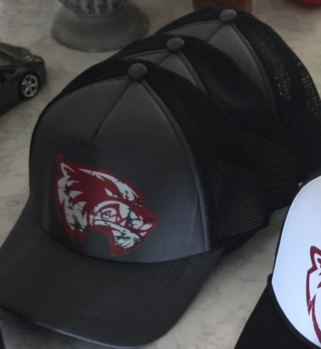 Wolverine Trucker Hat- Grey Black