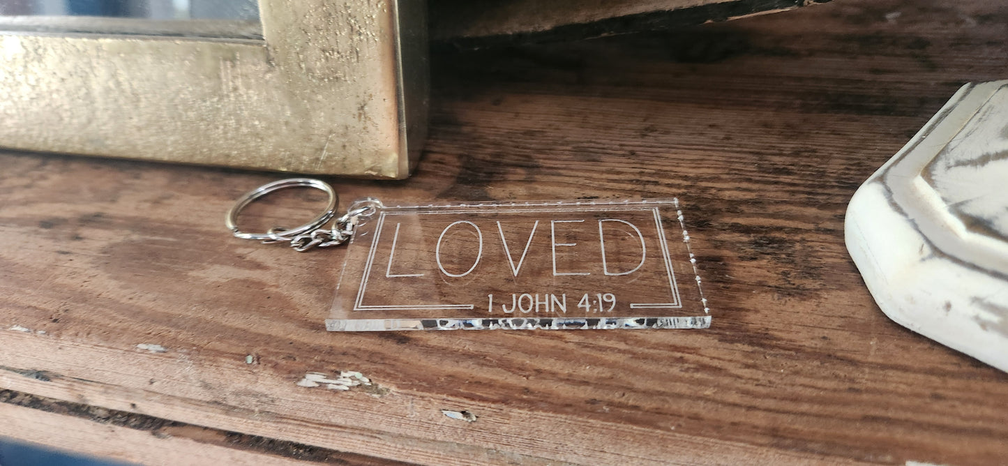 Bible Verse Keychain