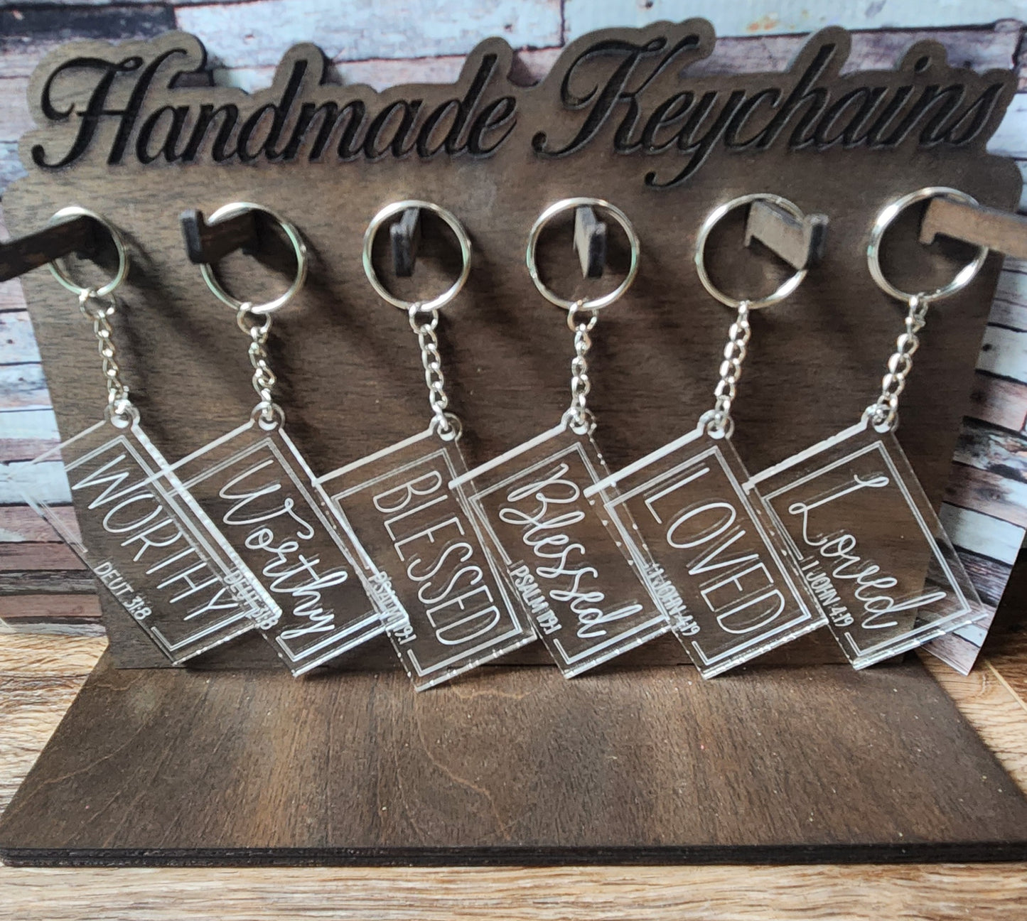 Bible Verse Keychain