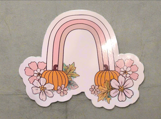 Fall Rainbow Sticker