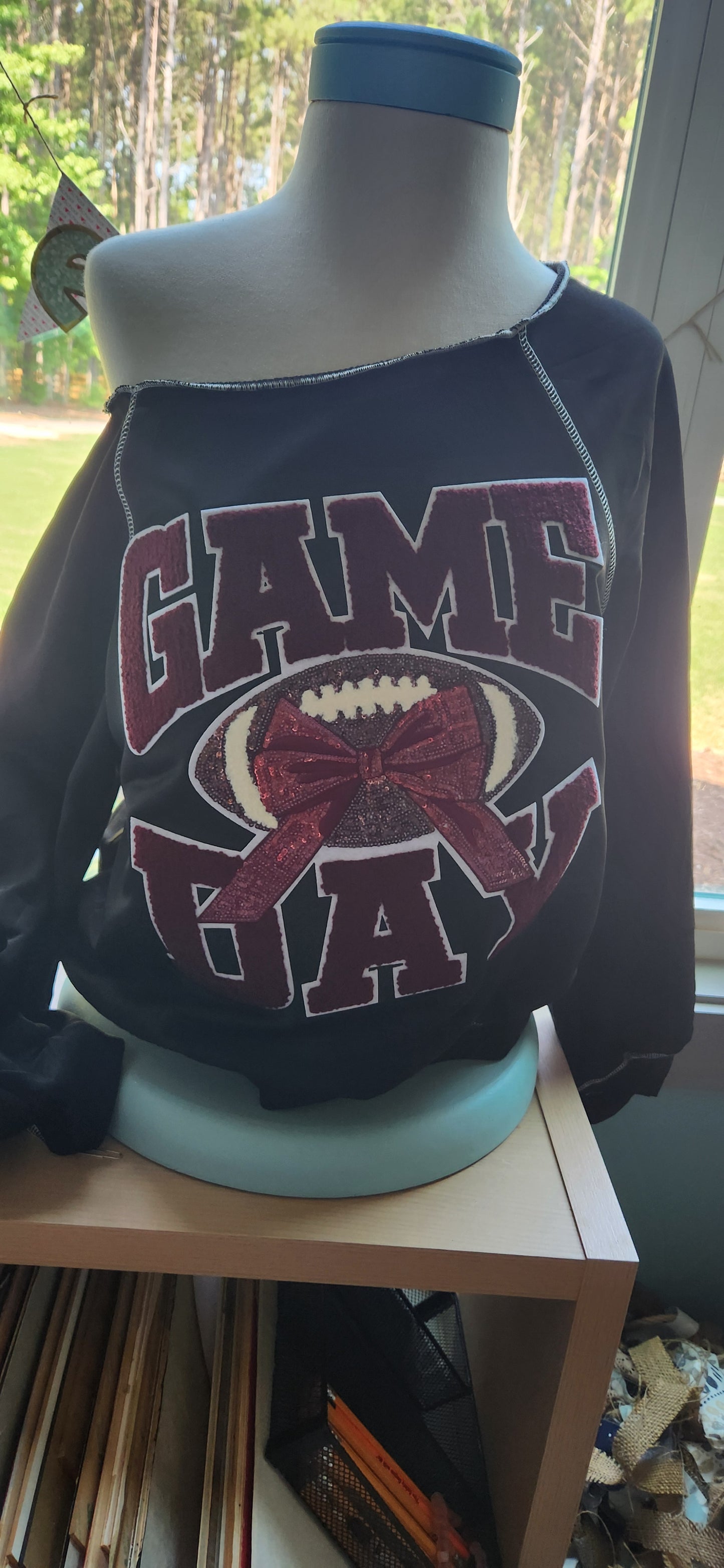 Game Day Sweatshirt with Bow