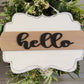 "Hello" Interchangeable sign