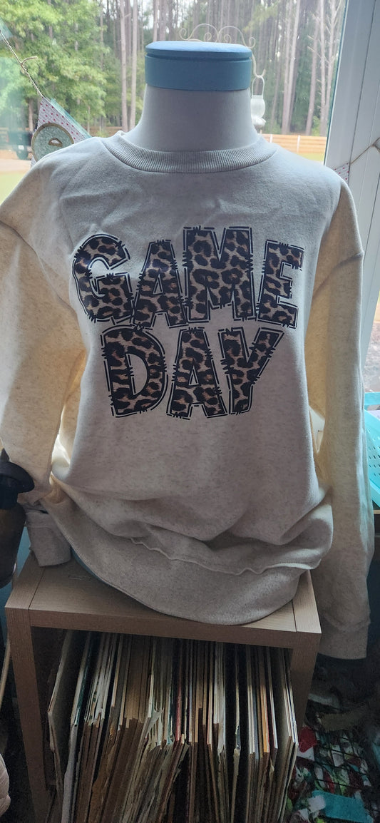 Game Day (Cheetah Print) sweatshirt