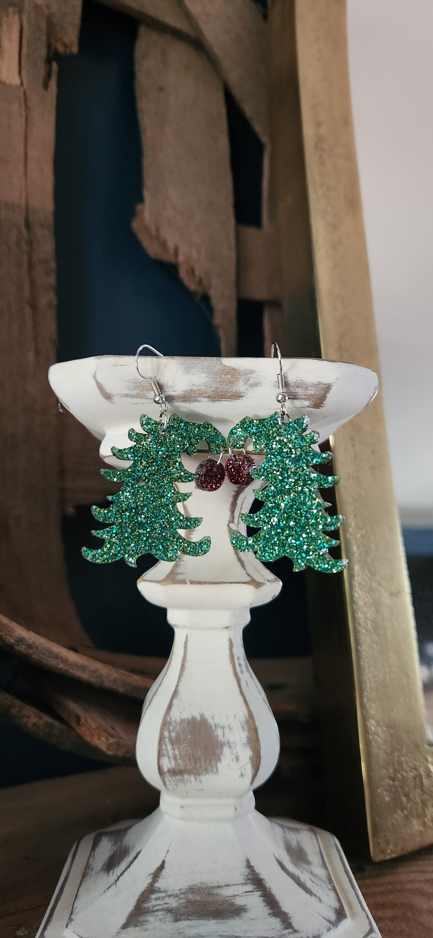 Grinchmas Tree earrings