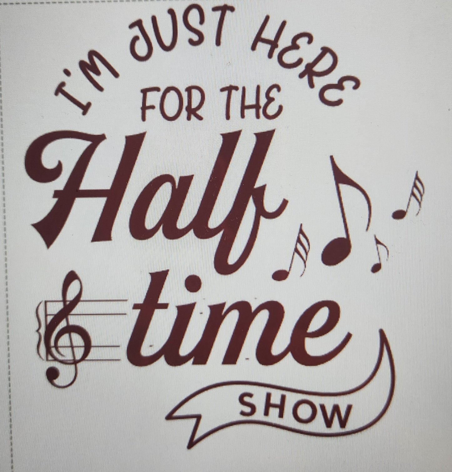 Half-time show T-shirt