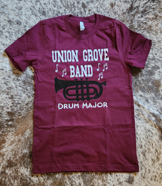 Band Instrument Tshirt (Maroon)