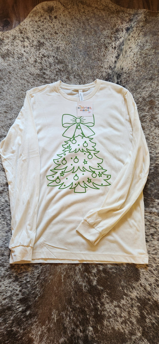 Green "puffy" tree