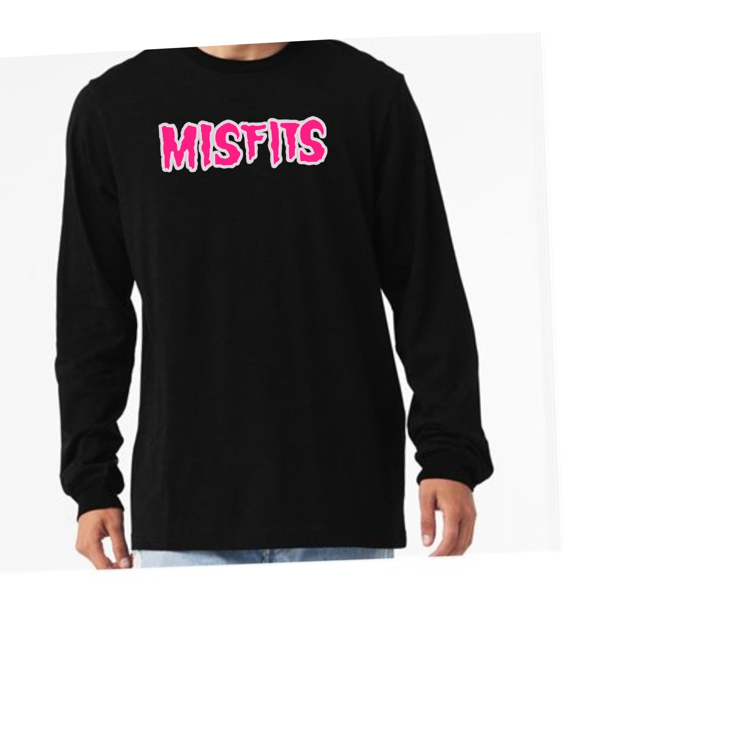 OLA Misfits Long sleeve Tshirt- Youth- Front Logo/ Back name and number