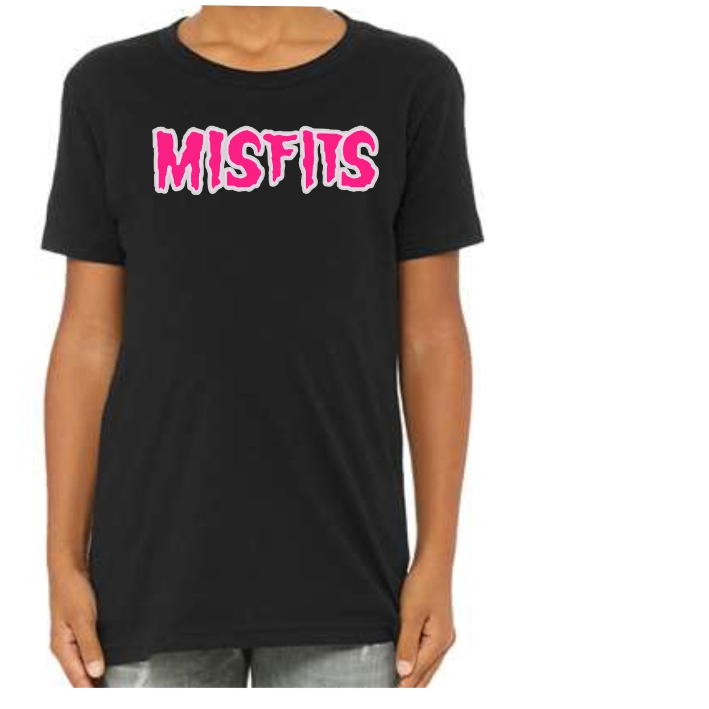 OLA Misfits Tshirt- Youth- Front Logo/ Back name and number