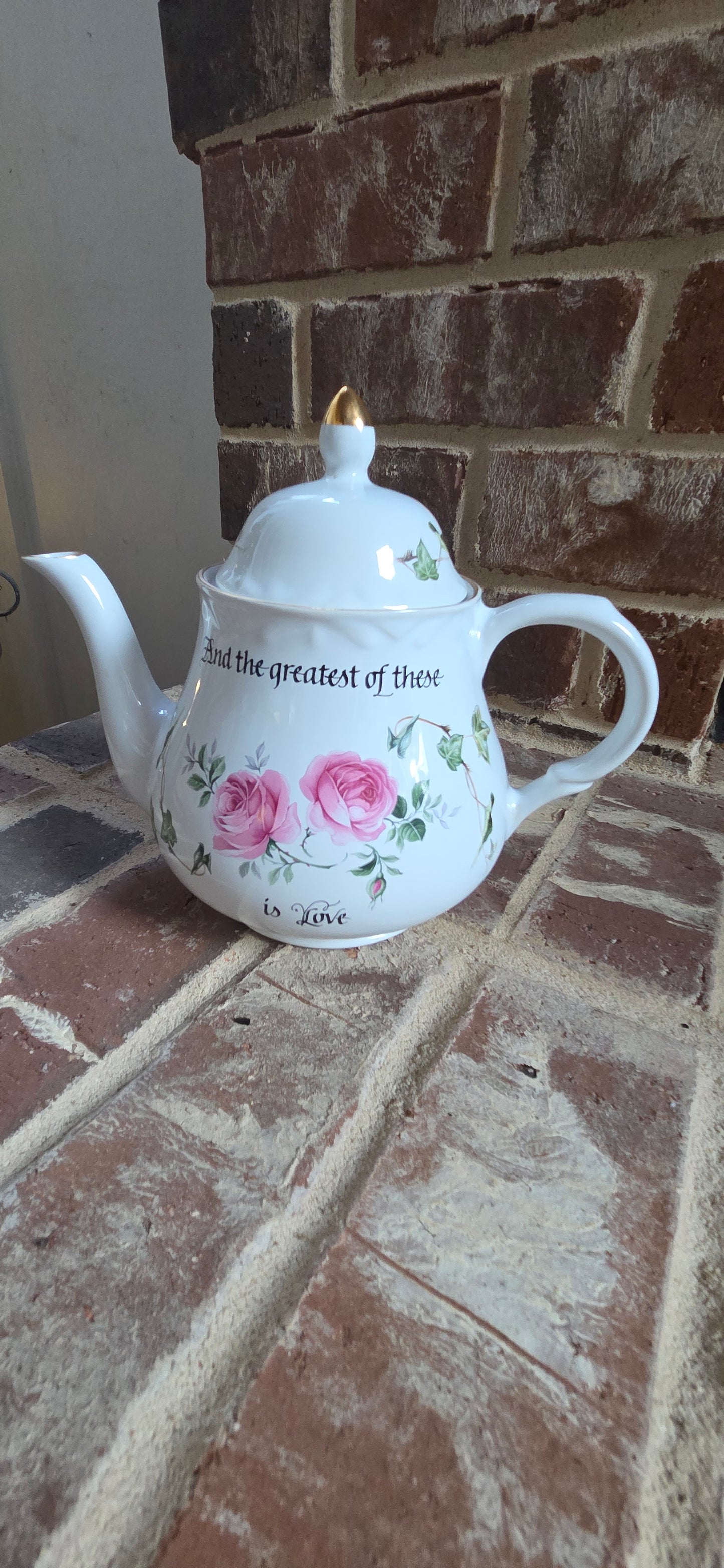 Teapot- "The greatest of these is Love"