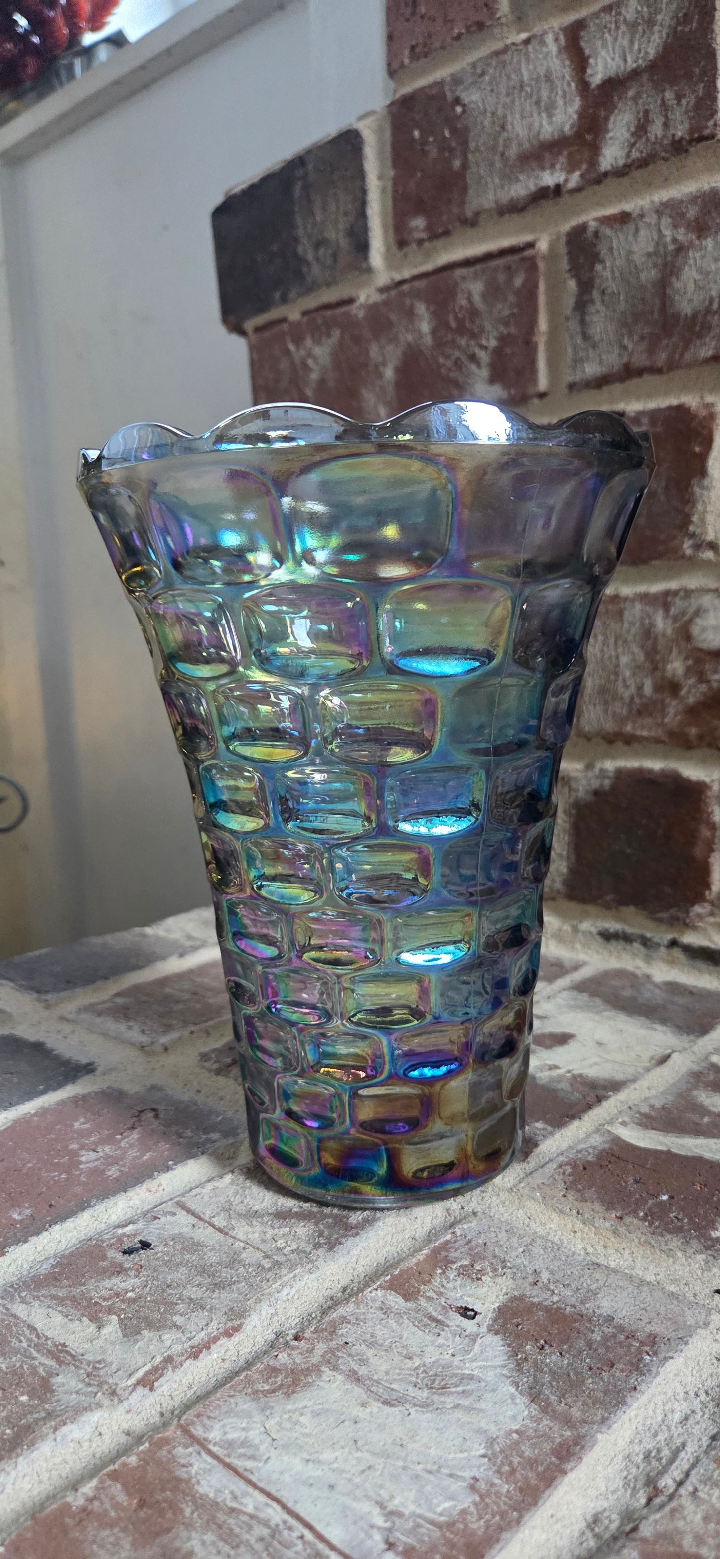 Carnival Glass  vase