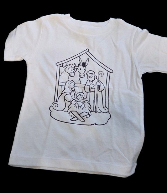 Nativity "Coloring" shirt