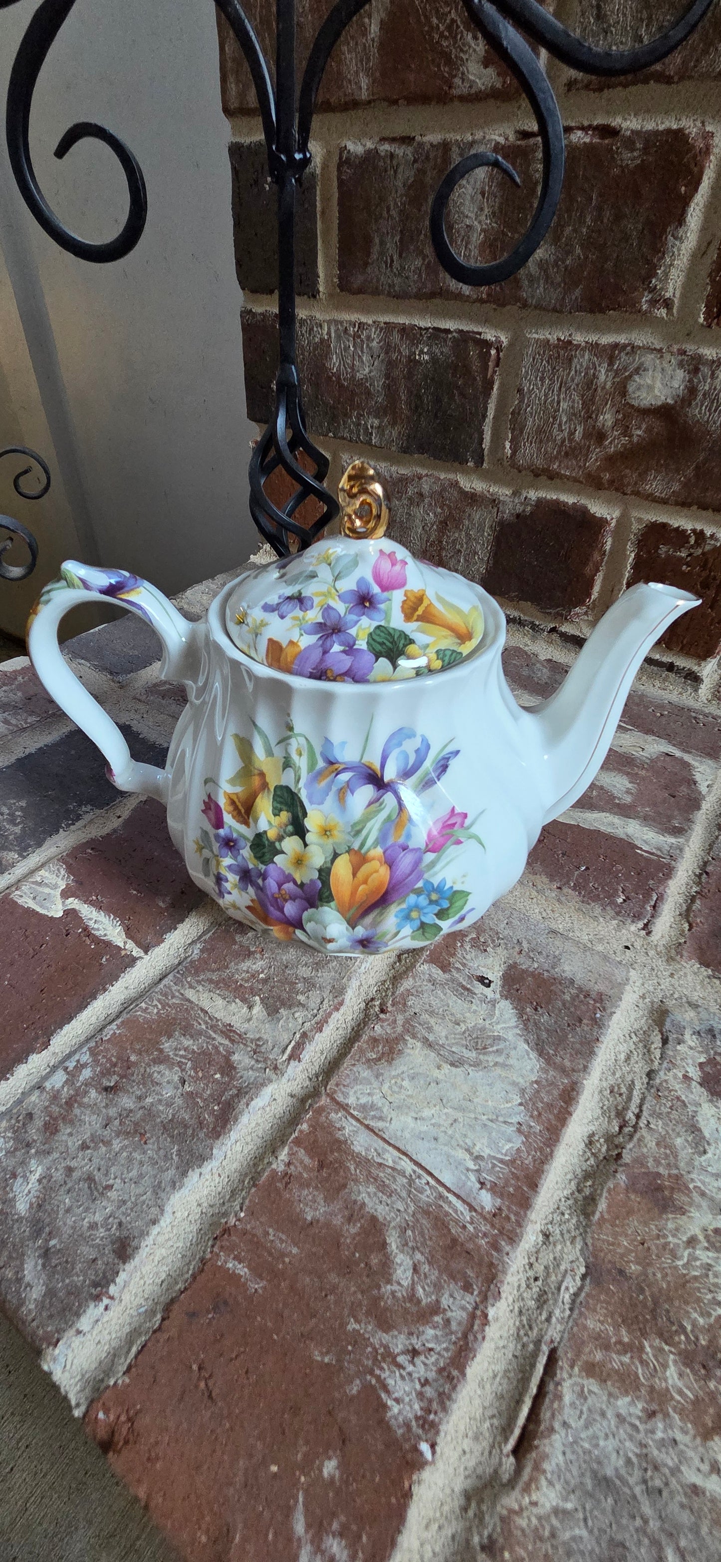 Sadler Teapot-Floral