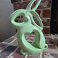 Ceramic Bunny-Pastel Green