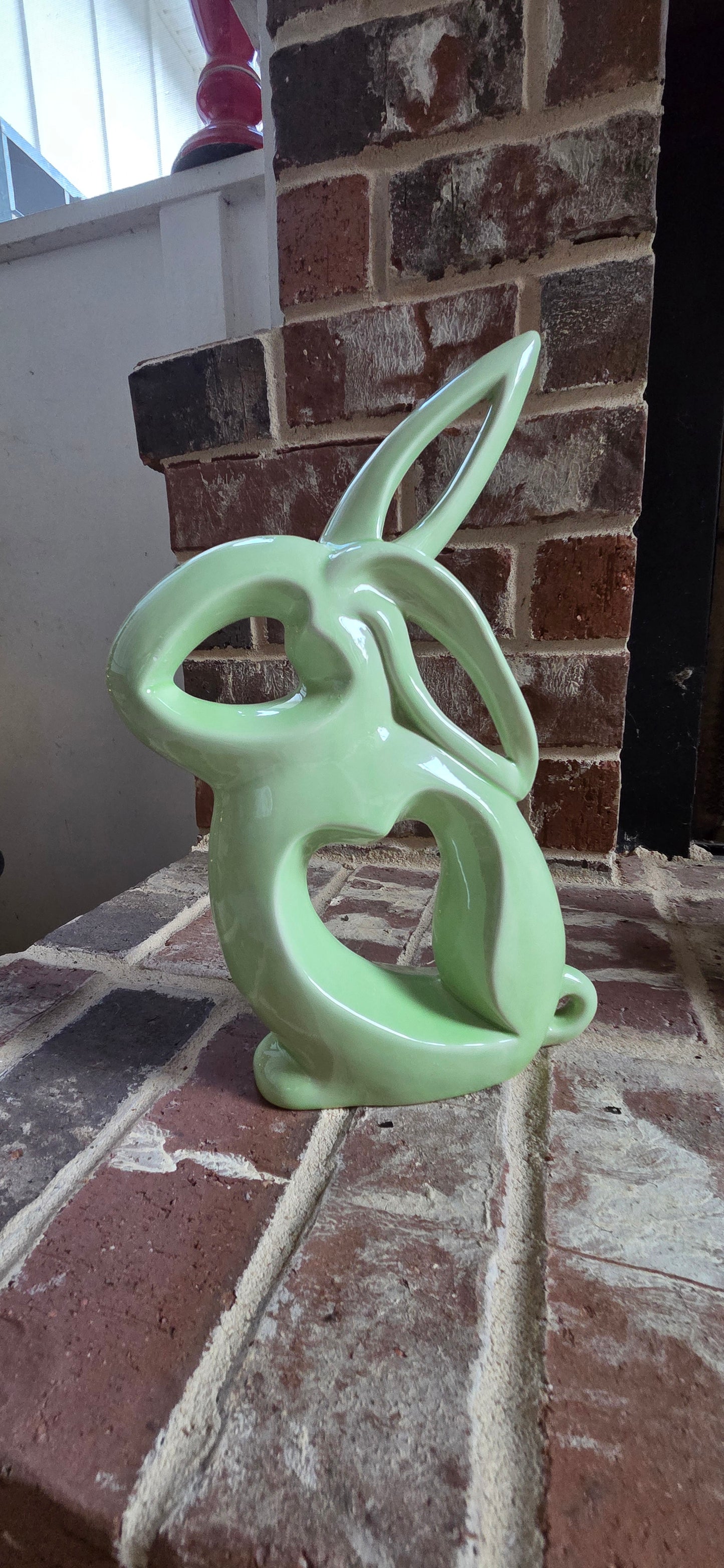 Ceramic Bunny-Pastel Green