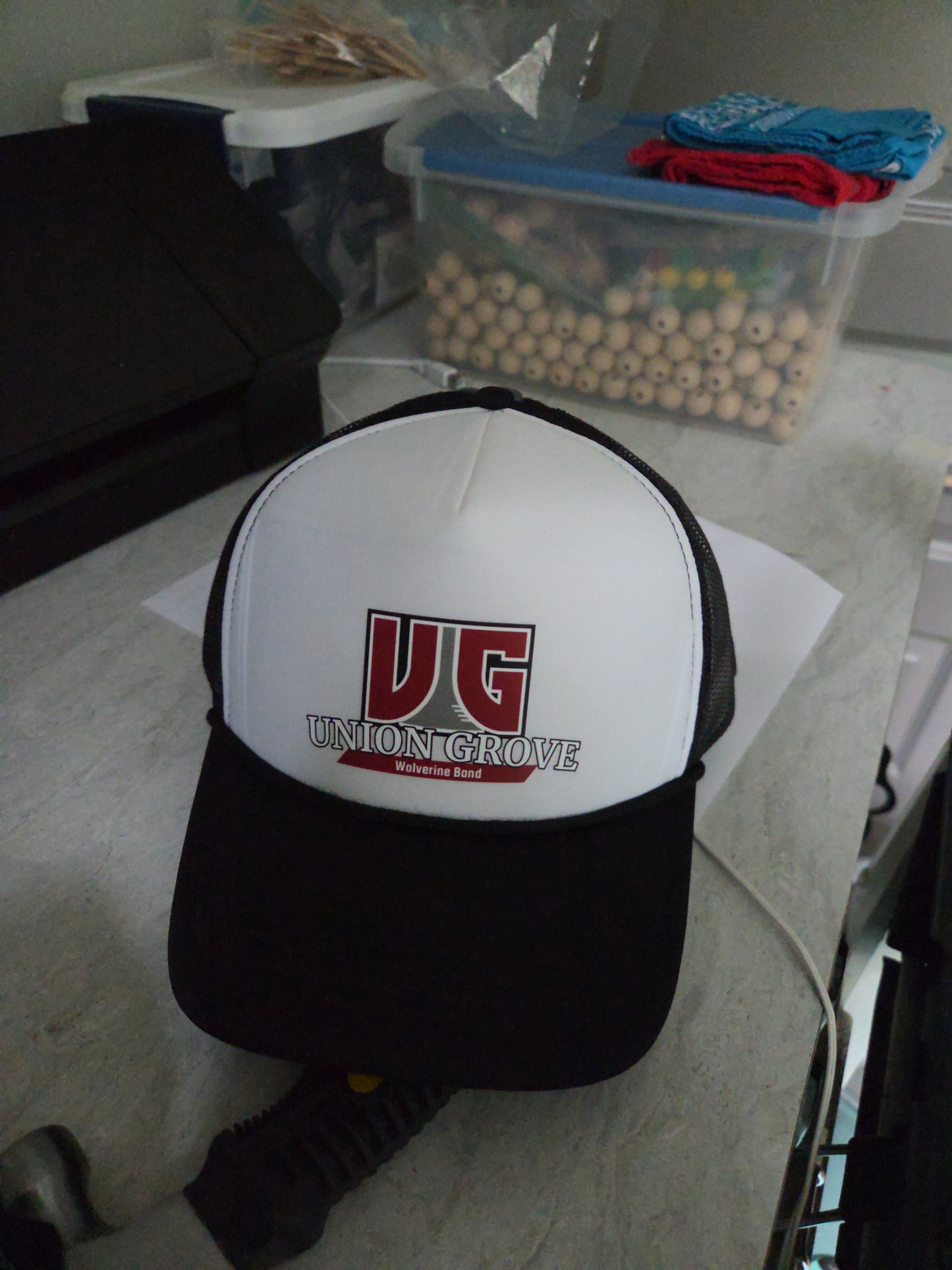 UG Marching Band logo hats