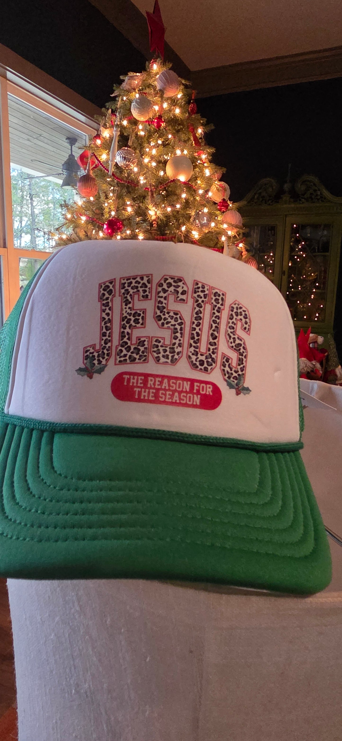 "JESUS, the reason for the season" Trucker hat